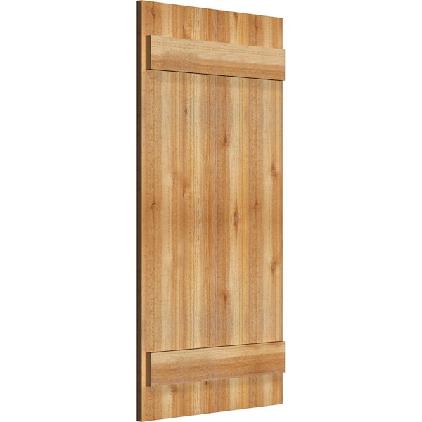 Joined Board-n-Batten Shutters, Rough Sawn Western Red Cedar, 21 1/2W X 42H